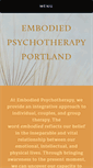 Mobile Screenshot of embodiedpsychotherapypdx.com